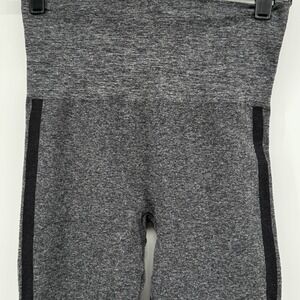 Assets by Spanx Leggings Women XL Gray/Black Shaping Stretch Slim Fit Activewear